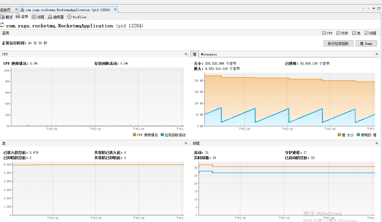 visualVM效果图