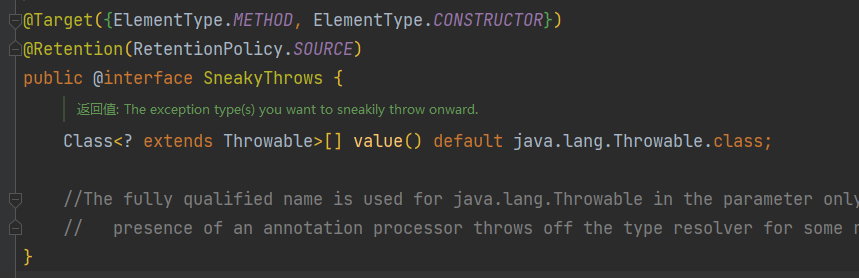 Lombok注解@SneakyThrows的作用
