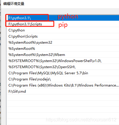 File “C:\python\Scripts\pip.exe\__main__.py“, line 4, in <module>安装了pip ...