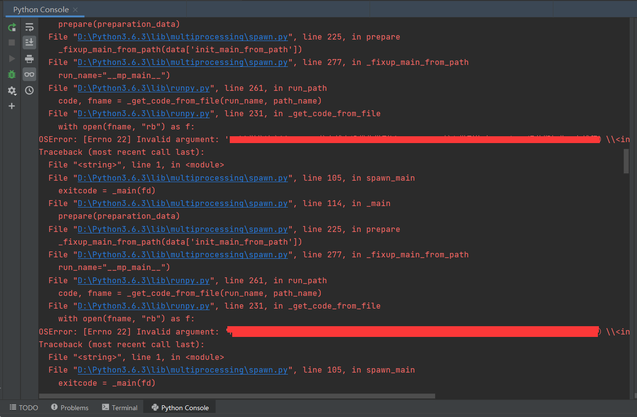 python-multiprocessing-pycharm-python-console-permissionerror