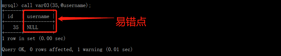 MySQL常用操作之创建存储过程语法详解