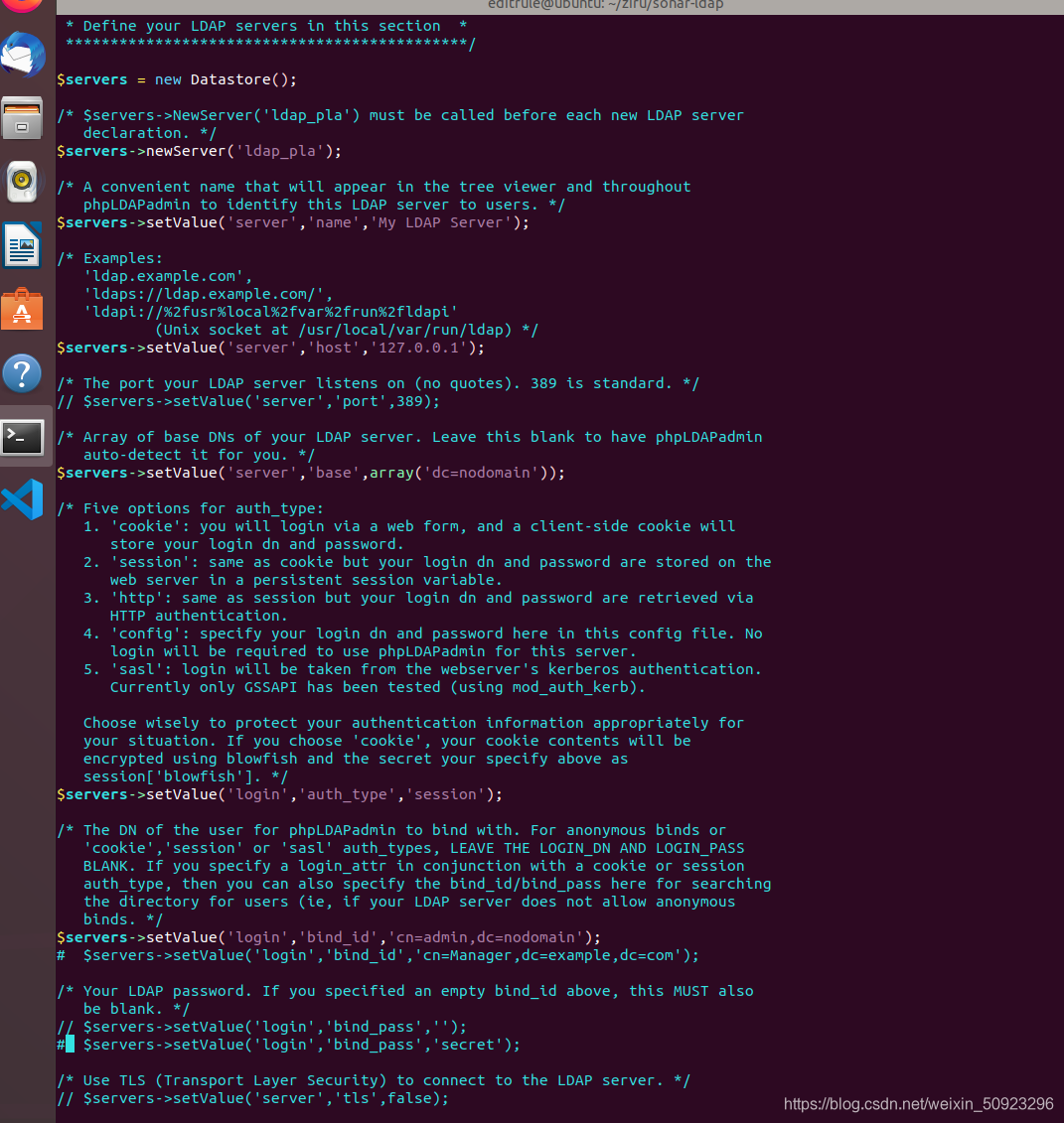 ubuntu 上搭建LDAP及phpLDAPadmin_ubuntu phpldapadmin-CSDN博客