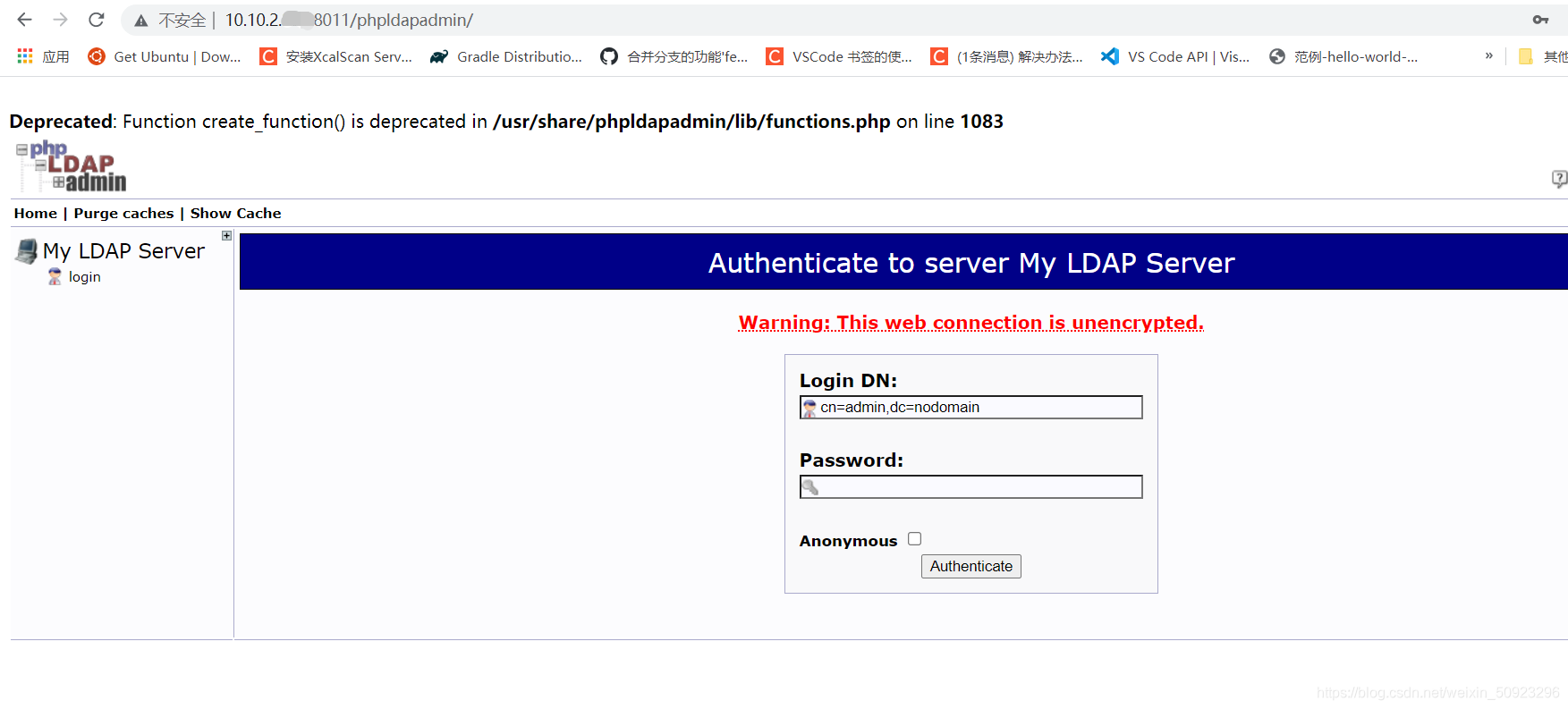 ubuntu 上搭建LDAP及phpLDAPadmin_ubuntu phpldapadmin-CSDN博客