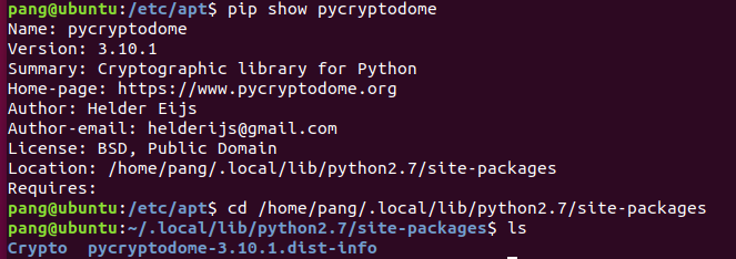  Ubuntu 18 04 android 9 0 ImportError No Module Named Crypto Signature CSDN 