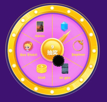 vue30转盘抽奖效果指针动背景不动