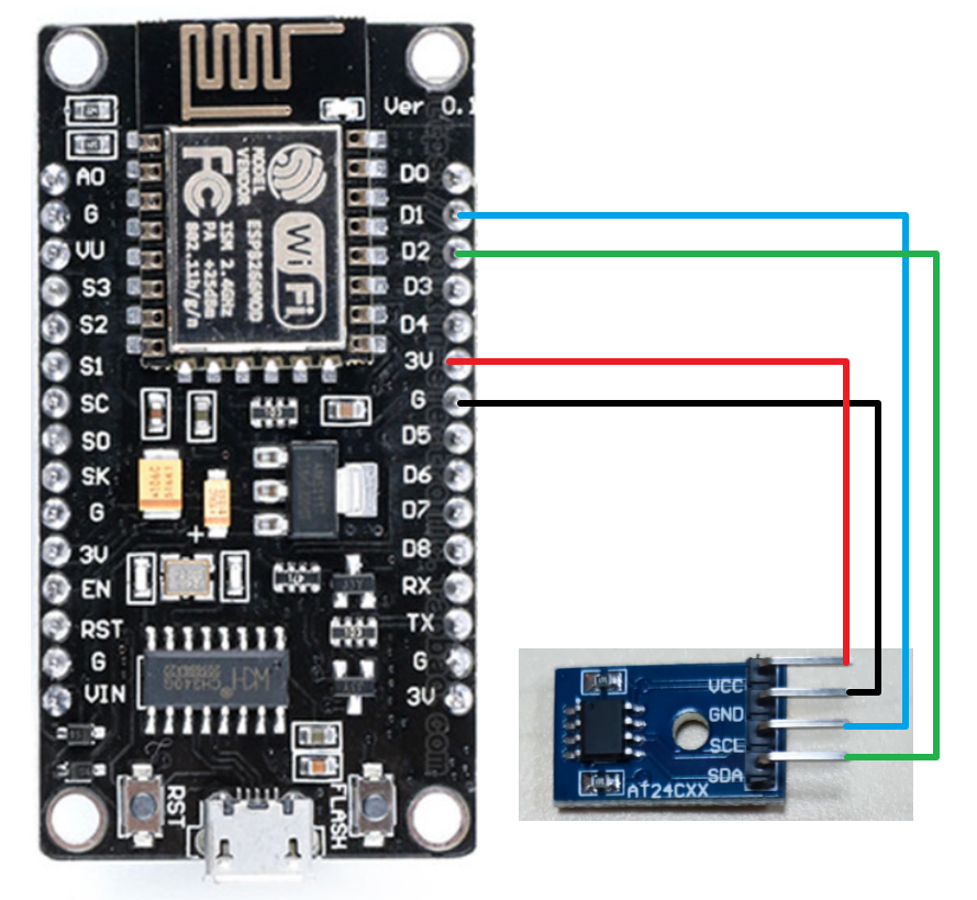 ESP8266接线图图片