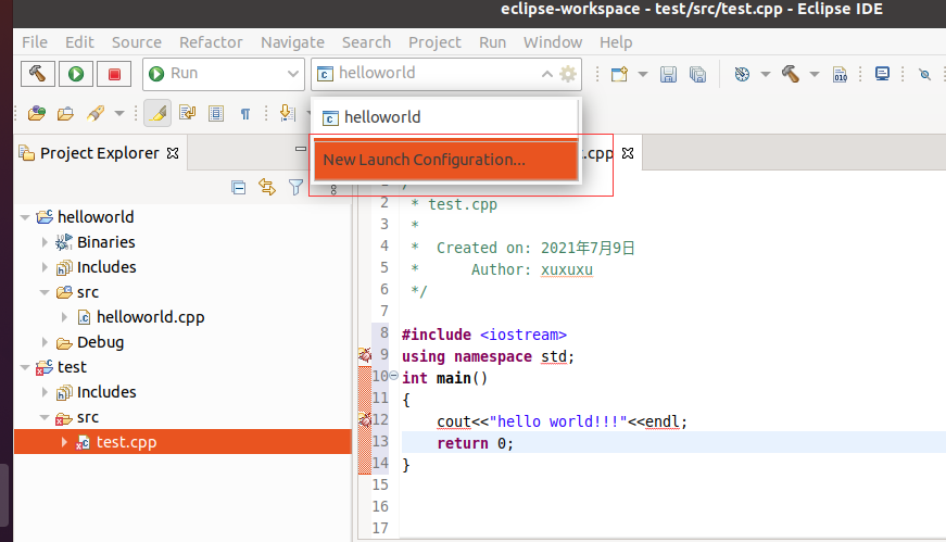 Eclipse for C++ programming cofiguration on Ubuntu - Programmer Sought