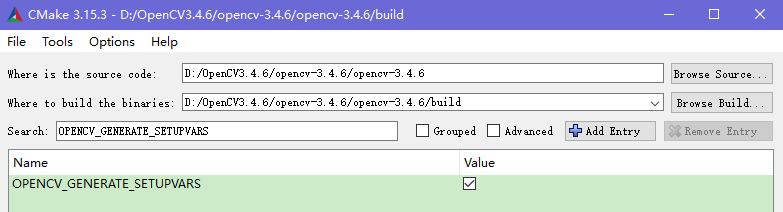 cmake message