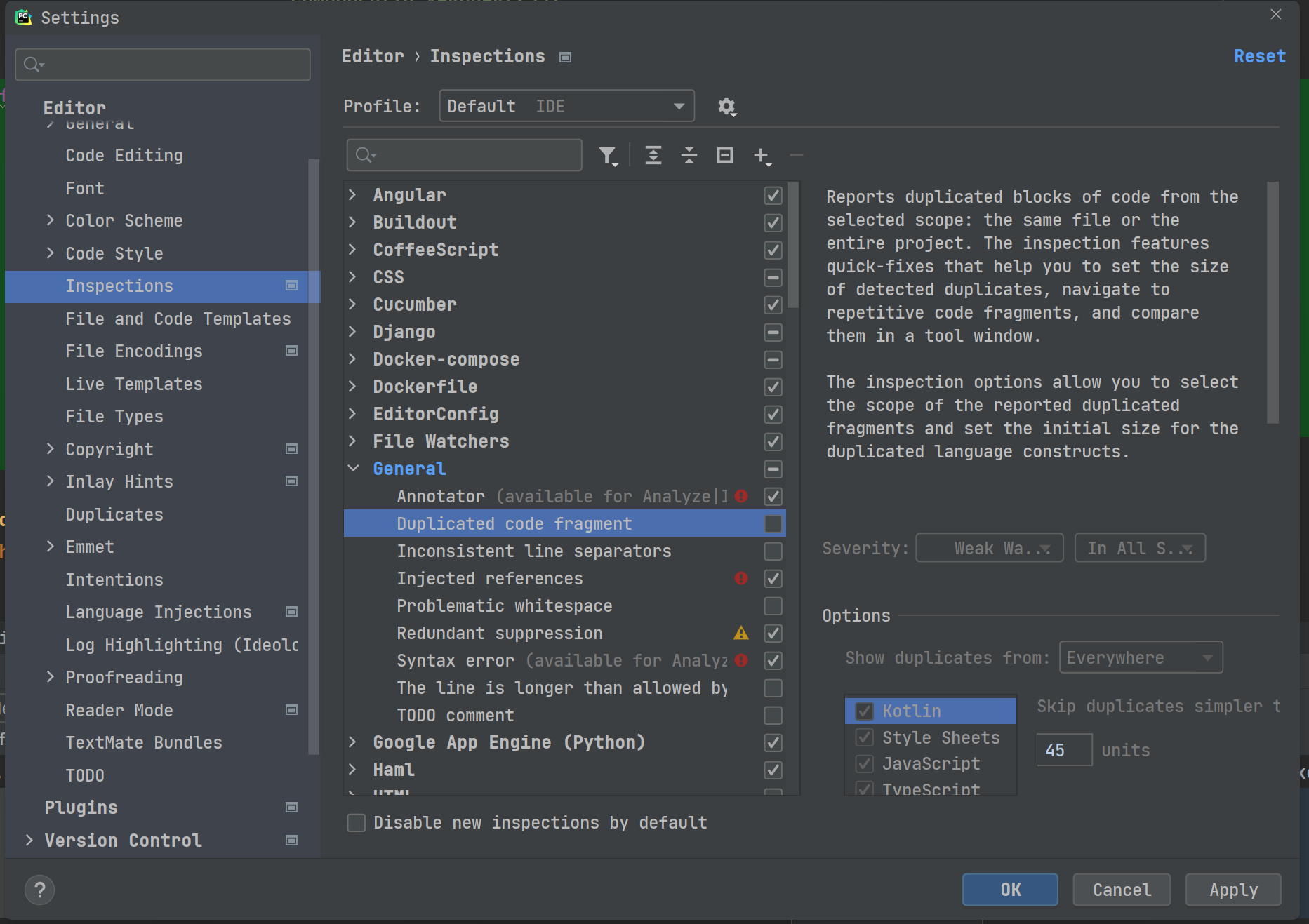 Python报警代码处理-- Duplicated code fragment(xxx lines long)_duplicated code ...