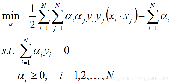 式子中xi,xj均为矩阵，实际上是矩阵xi的转置乘以矩阵xj