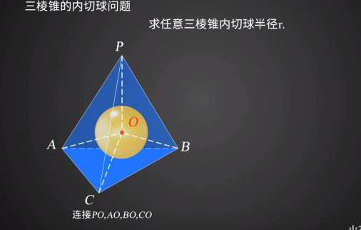 三棱锥内切球半径求法 Qq 的博客 Csdn博客