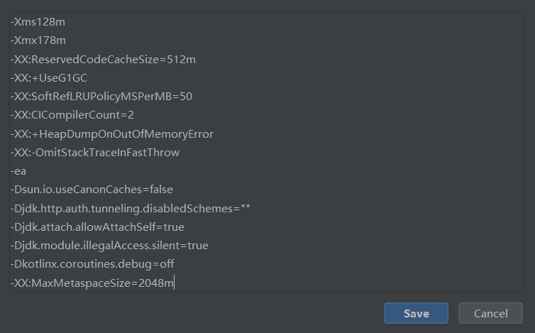 解决idea提示Low Memory,The IDE is running low on memory and this might affect performance.