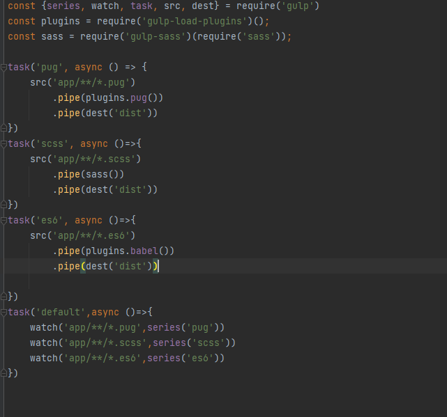 Gulp自动化编译pug Scss Es6 张杰伦的博客 Csdn博客
