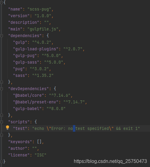 Gulp自动化编译pug Scss Es6 张杰伦的博客 Csdn博客