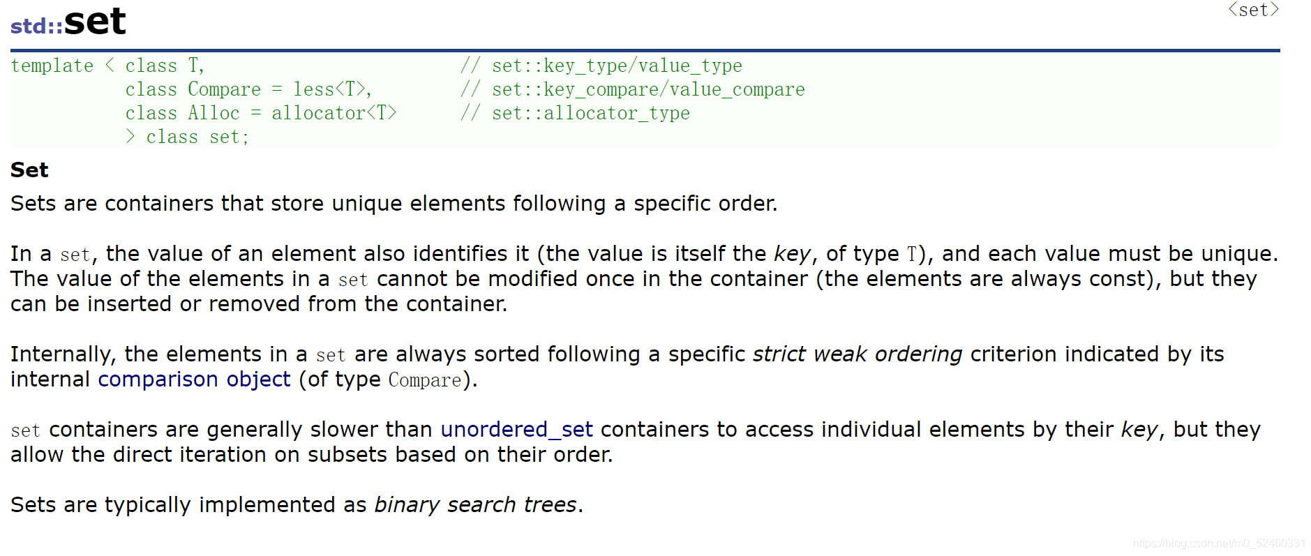 http://www.cplusplus.com/reference/set/set/?kw=set