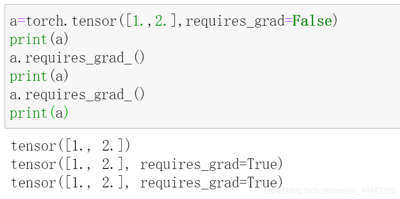 Pytorch中requires_grad_(), tensor.data,detach(), torch.no_grad()的区别 ...