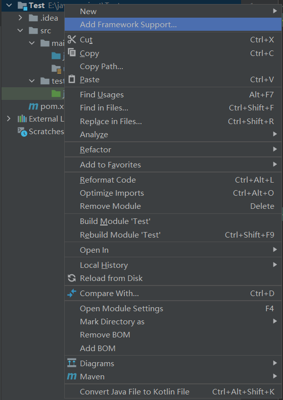 Add Framework Support