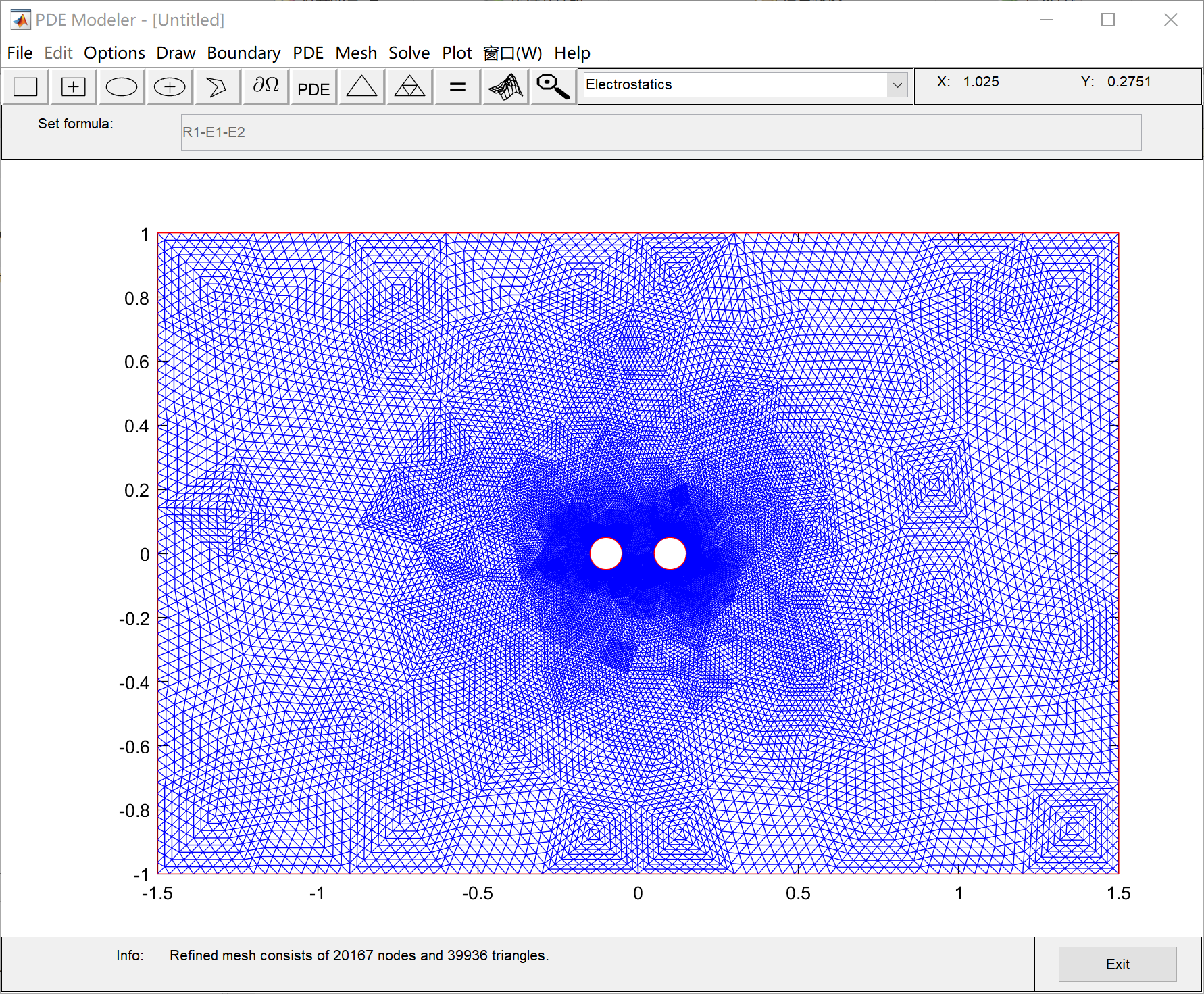 MATLAB PDE工具箱电磁场仿真平行电容板及电偶极子详解_matlab电磁场工具箱-CSDN博客