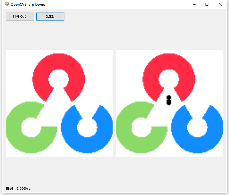 OpenCVSharp入门教程 特征提取①——MSER区域特征提取Maximally Stable Extremal Regions