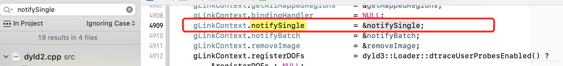 notifySingle