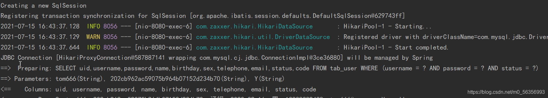 Error querying database. Cause: java.sql.SQLException: #3D000_caused by ...