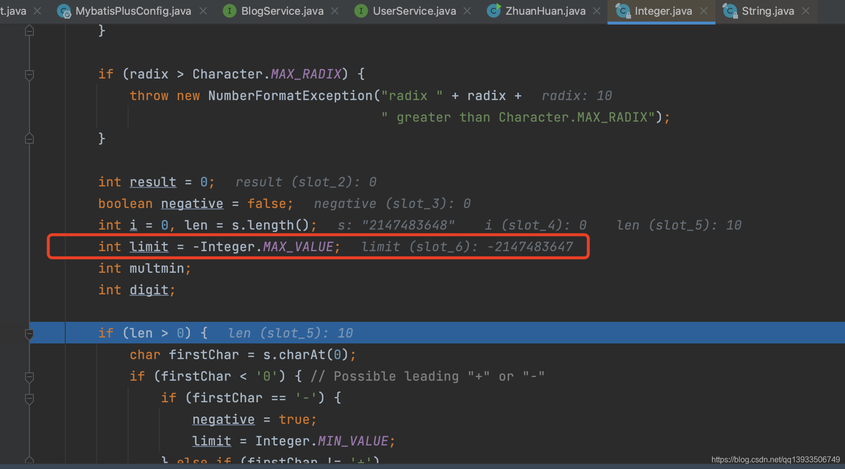记一次错误使用Integer.parseInt引起的bug_integer.parseint()报错-CSDN博客