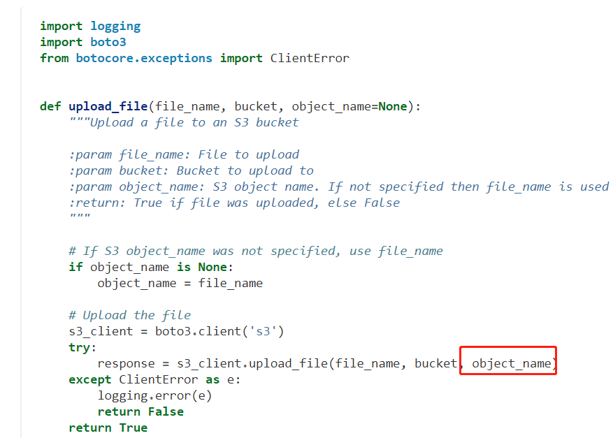 boto3官方文档示例的一些问题CSDN博客