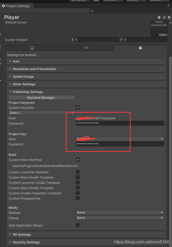 Unity自动设置keystore密匙库的信息_unity android 打包每次都要设置密钥库密码-CSDN博客