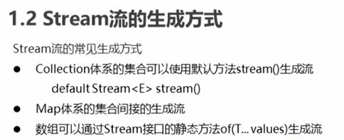 [Java基础]Stream流的常见生成方式