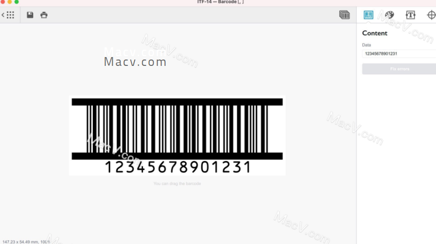 Barcode for Mac(条形码生成器)