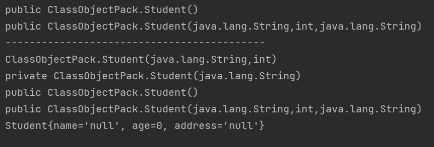 [Java基础]反射获取构造方法并使用