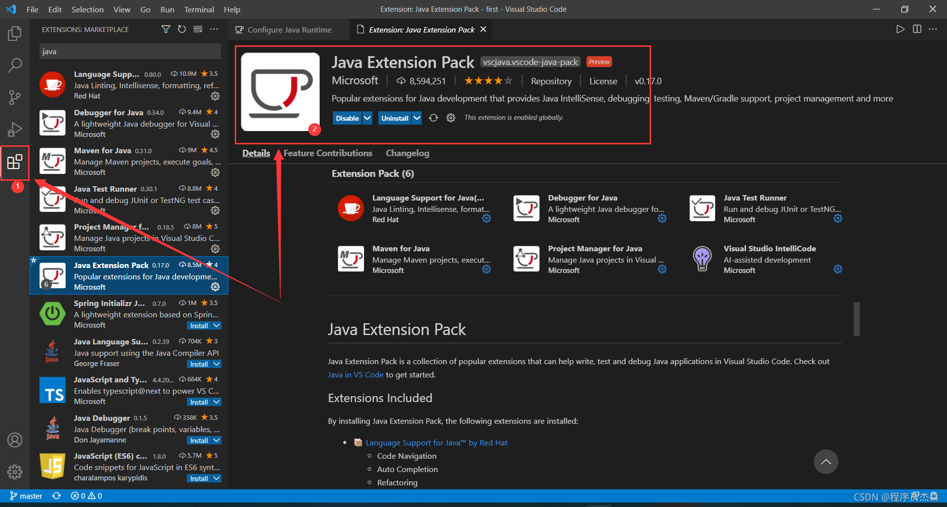 Java开发环境配置/Vscode搭建_vscode java-CSDN博客