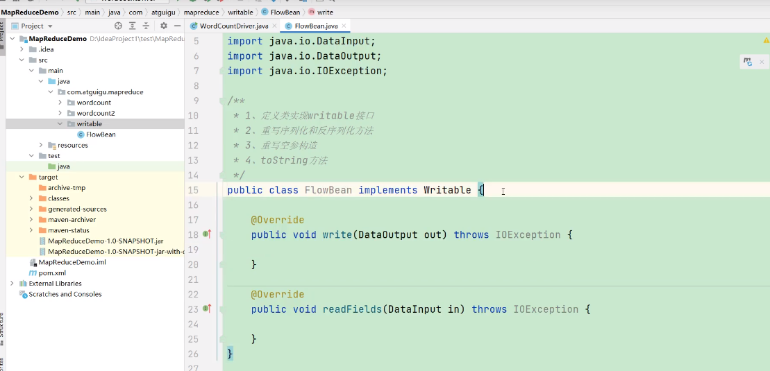 大数据之-Hadoop3.x_MapReduce_序列化案例FlowBean---大数据之hadoop3.x工作笔记0097_flowbean ...
