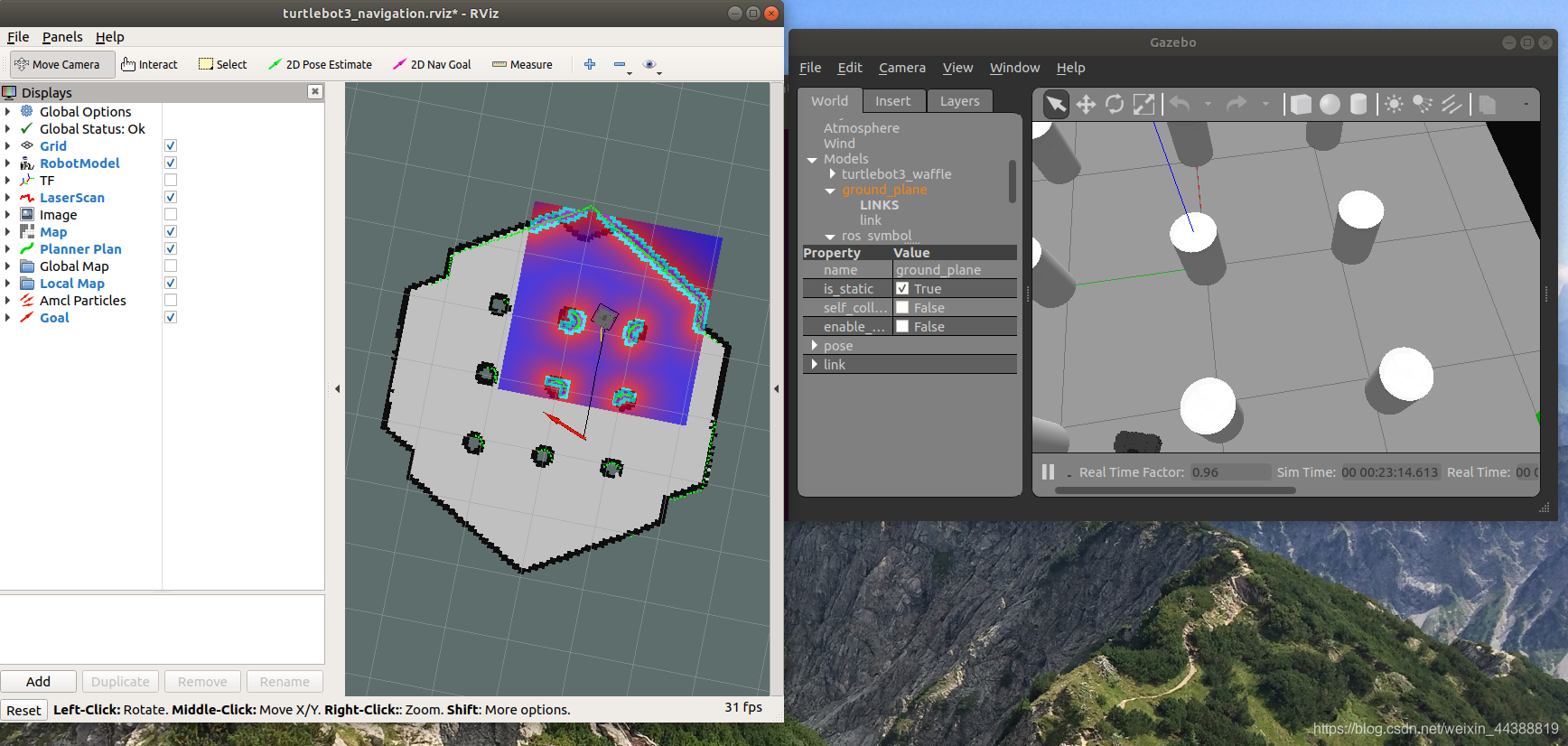 ROS上利用turtlebot3对navigation和gmapping进行仿真_turtlebot3 navigation-CSDN博客