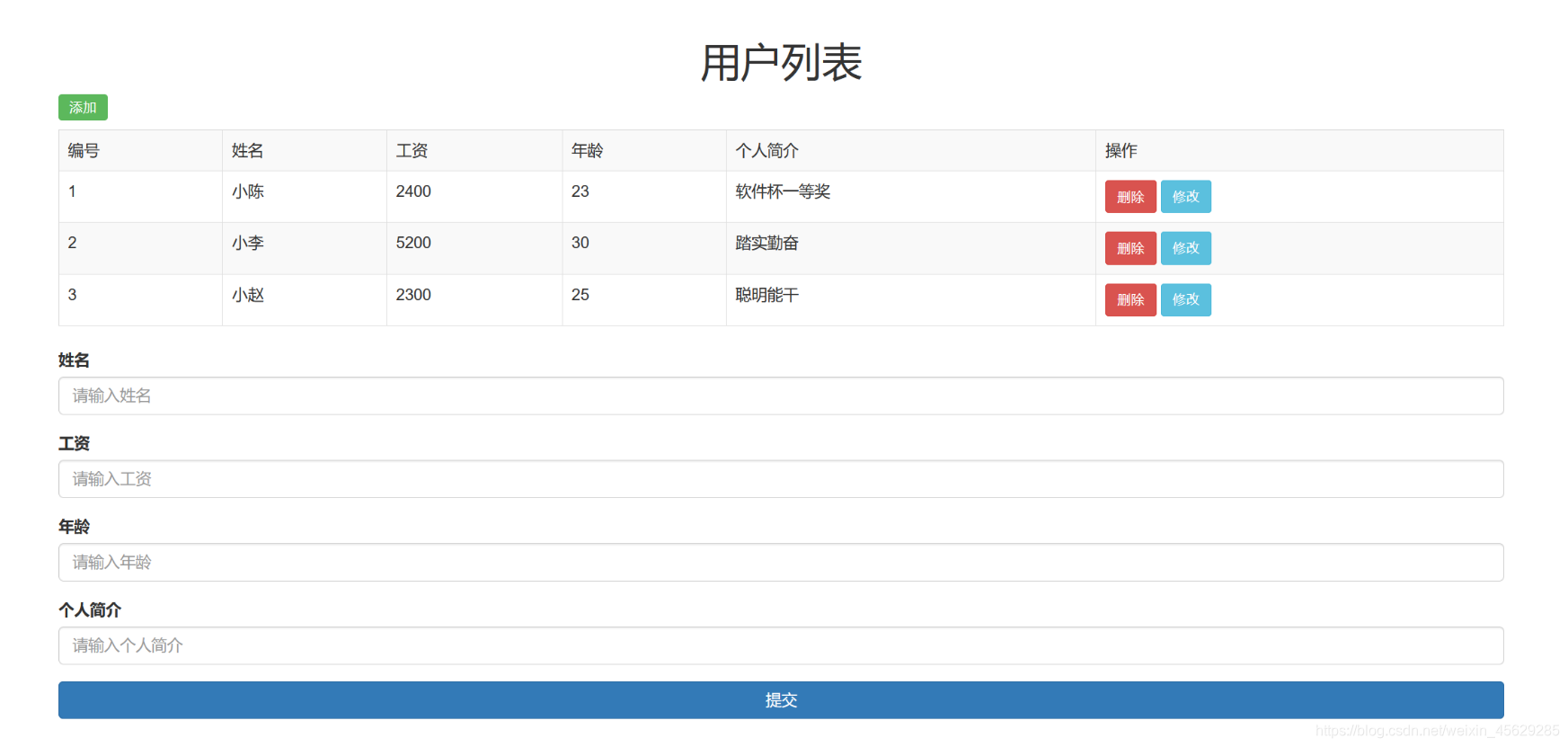 [外链图片转存失败,源站可能有防盗链机制,建议将图片保存下来直接上传(img-1SQbhCIt-1626677532972)(Vue用户列表页面开发.assets/image-20210717202211642.png)]