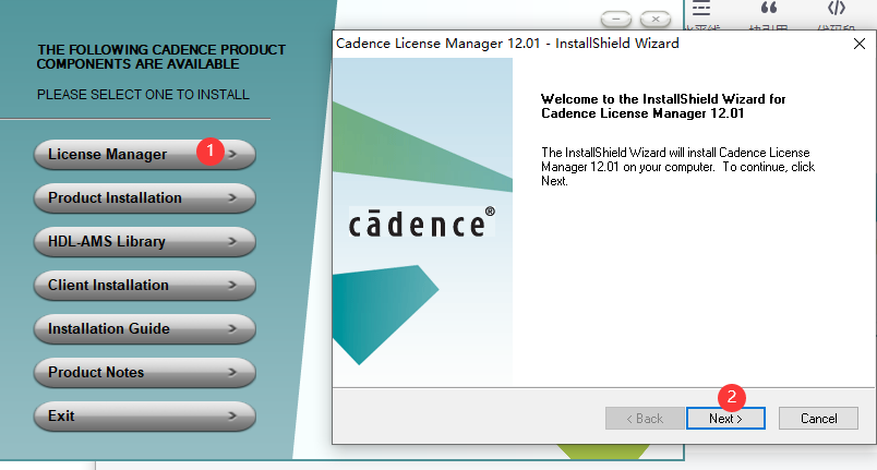 Cadence license manager