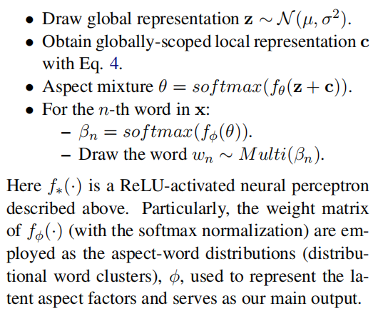 12.Coupling Global and Local Context for Unsupervised Aspect Extraction阅读笔记