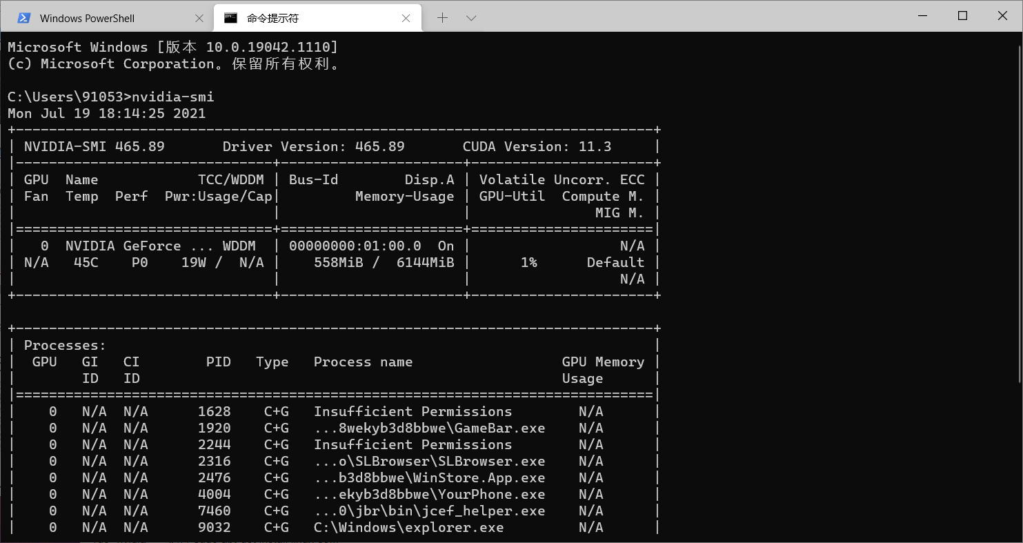 深度学习 1 pytorch gpu安装 cuda版本11.1