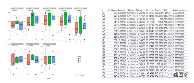 在线作图丨微生物分析——alpha多样性指数分析 (https://mushiming.com/)  第1张