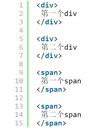 3 : div和span的区别