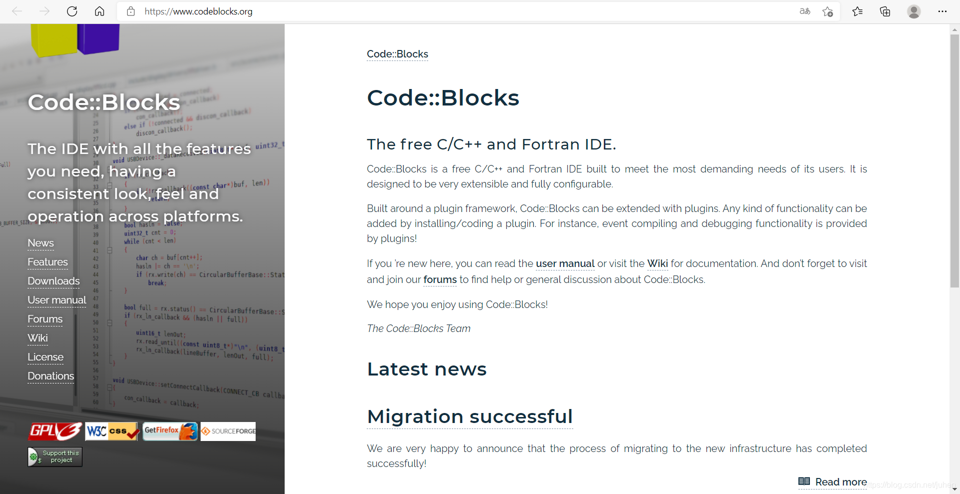 CodeBlocks的安装教程_codeblocks官网-CSDN博客