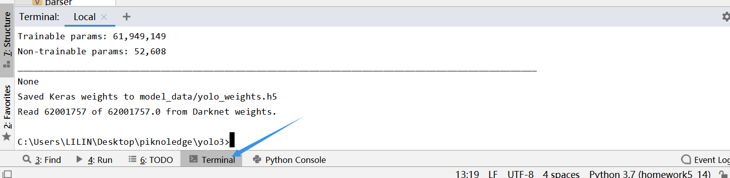 usage: convert.py [-h] [-p] [-w] config_path weights_path output_pathconvert.py: error: the followi