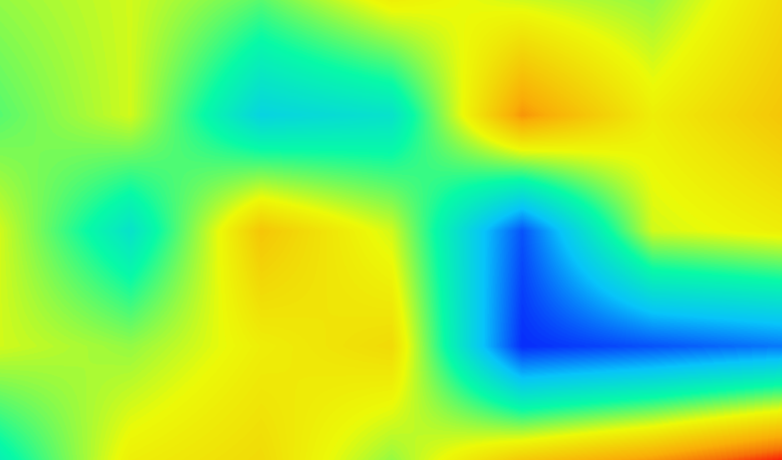 云图和热力图的绘制算法