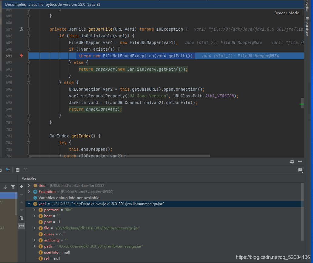 file:/*/Java/jdk1.8.0_301/jre/lib/sunrsasign.jar? throw new ...