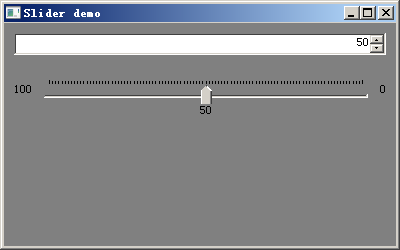 26、wxWidgets小部件之wxSlider和wxSpinCtrl