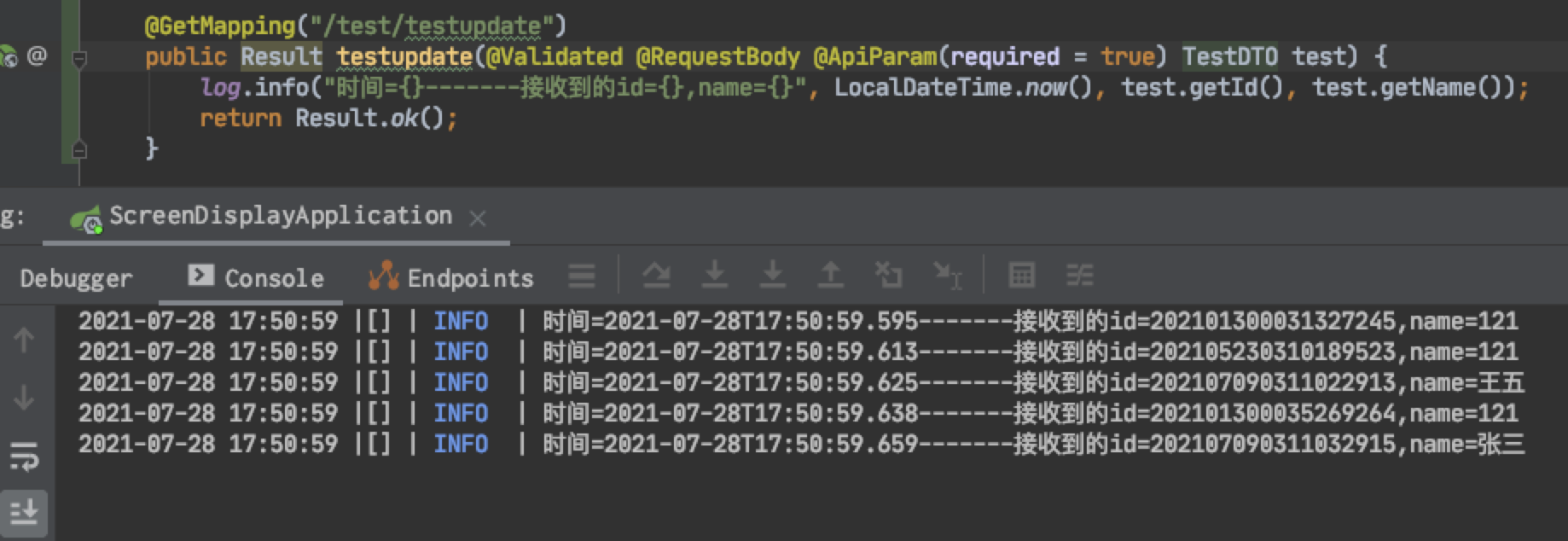 Postman批量调用接口