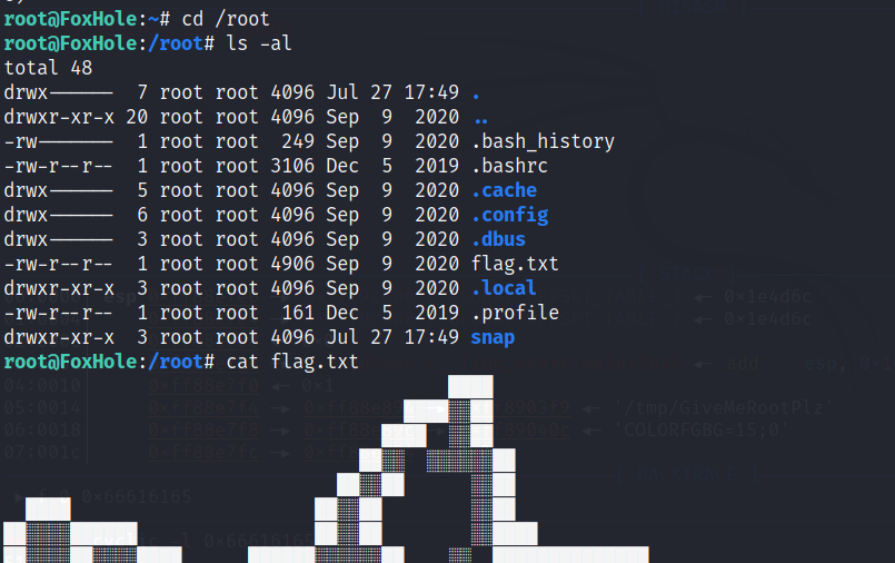 vulnhub：FOXHOLE: 1.0.1（复现）