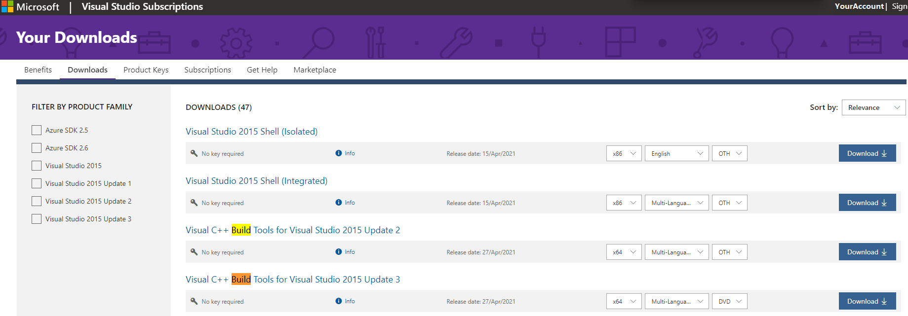 如何下载VC++ 2015.3 v140 toolset_平台工具集v140安装包CSDN博客