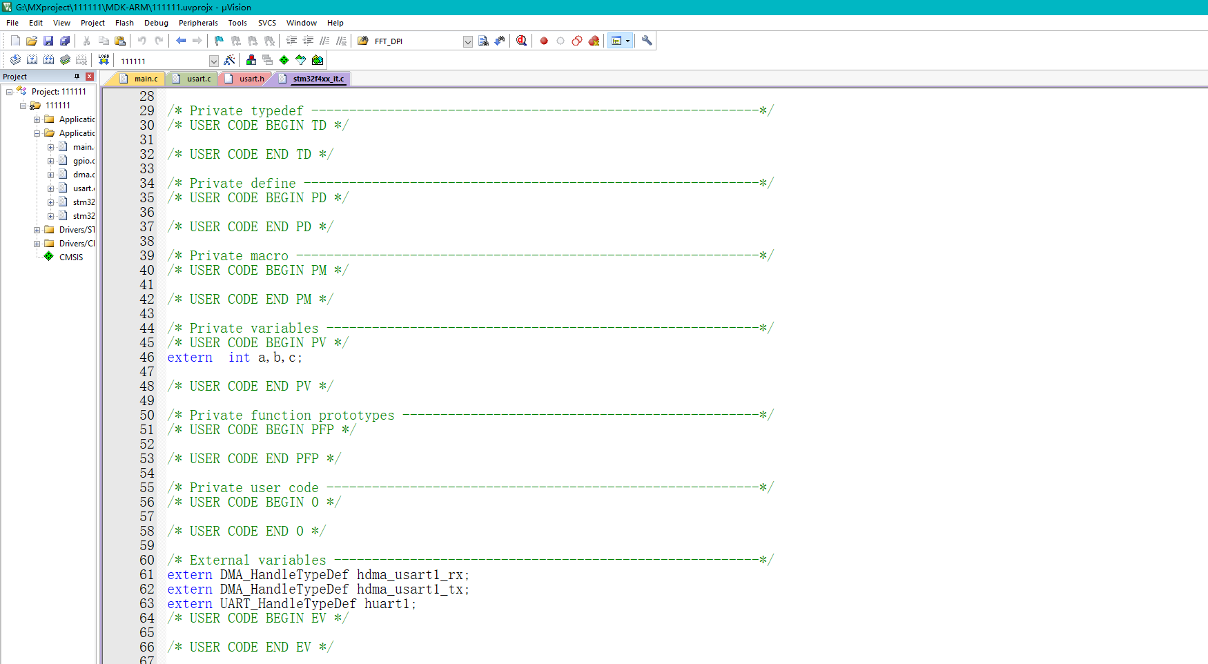 Stm32+cubemx+usart+dma传输实现dma重定义printf，及dma接收，提高数据传输效率_cubemx 串口 Dma ...