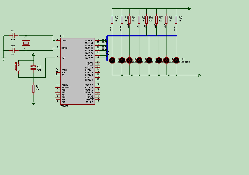 stc单片机最小系统，STC单片机最小系统电路图